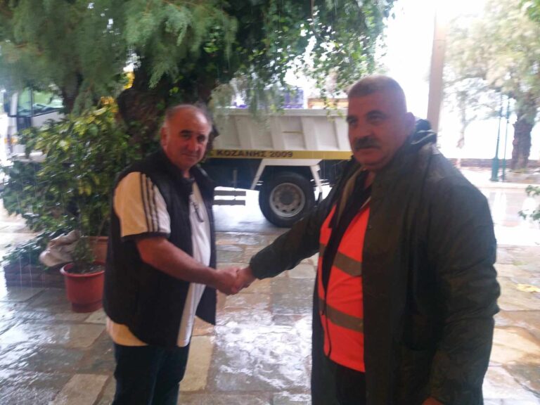 Κακοκαιρία Elias: Παράδοση ανθρωπιστικής βοήθειας από το Δήμο Κοζάνης στο Πήλιο