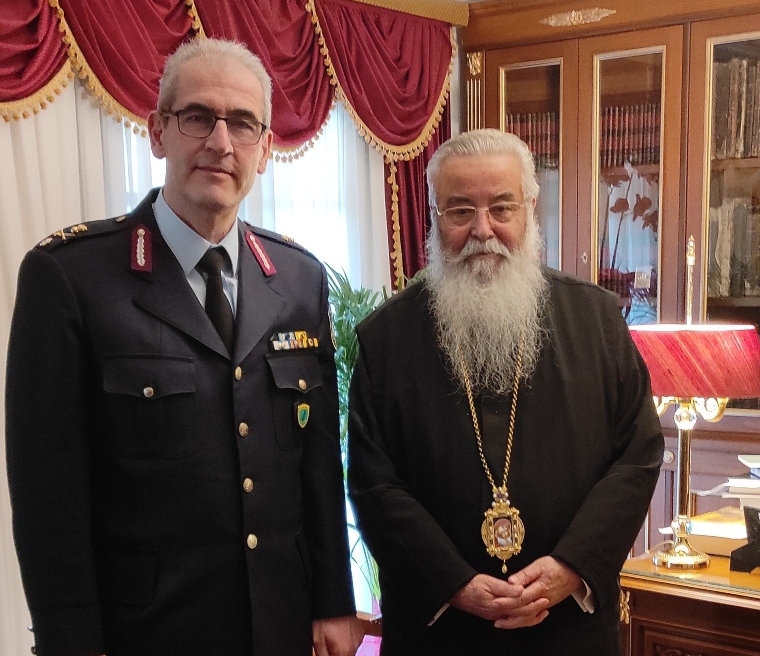 Εθιμοτυπική επίσκεψη του Νέου Γενικού Περιφερειακού Αστυνομικού Διευθυντή Δυτικής Μακεδονίας στο Μητροπολίτη Σερβίων και Κοζάνης