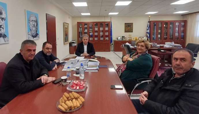 Συνάντηση του Περιφερειάρχη Δυτικής Μακεδονίας Γιώργου Αμανατίδη με το Περιφερειακό Επιμελητηριακό Συμβούλιο Δυτικής Μακεδονίας