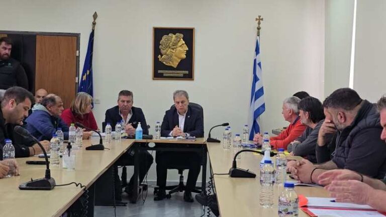 Συνάντηση του Περιφερειάρχη Δυτικής Μακεδονίας με αγρότες και εκπροσώπους του ΕΛΓΑ