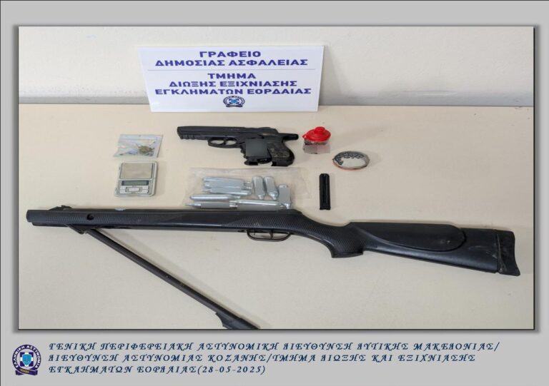 Δύο συλλήψεις για βαριά σωματική βλάβη σε βάρος 58χρονου στην Πτολεμαΐδα