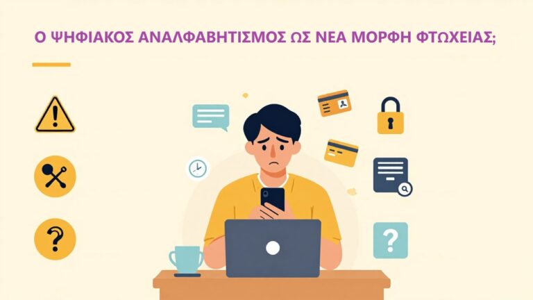 Ψηφιακός Αναλφαβητισμός: Η νέα μορφή φτώχειας; Και πώς προστατεύεις τον εαυτό σου